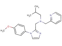N-{[1-(4-methoxyphenyl)-1H-imidazol-2-yl]methyl}-2-methyl-N-(pyridin-2-ylmethyl)propan-1-amine