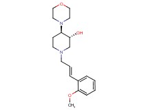 (3R*,4R*)-1-[(2E)-3-(2-methoxyphenyl)-2-propen-1-yl]-4-(4-morpholinyl)-3-piperidinol