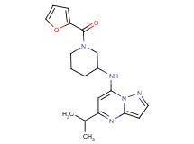 N-[1-(2-furoyl)piperidin-3-yl]-5-isopropylpyrazolo[1,5-a]pyrimidin-7-amine
