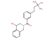 2-[3-(3-hydroxy-3-methylbutyl)benzoyl]-1,2,3,4-tetrahydro-4-isoquinolinol