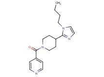 4-{[4-(1-butyl-1H-imidazol-2-yl)-1-piperidinyl]carbonyl}pyridine