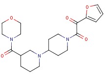 1-(2-furyl)-2-[3-(morpholin-4-ylcarbonyl)-1,4'-bipiperidin-1'-yl]-2-oxoethanone