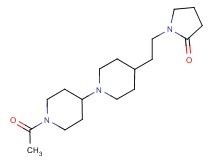 1-[2-(1'-acetyl-1,4'-bipiperidin-4-yl)ethyl]pyrrolidin-2-one