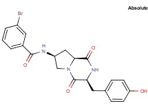 3-bromo-N-[(3S,7S,8aS)-3-(4-hydroxybenzyl)-1,4-dioxooctahydropyrrolo[1,2-a]pyrazin-7-yl]benzamide