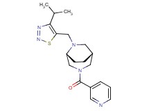 (1R*,5R*)-6-[(4-isopropyl-1,2,3-thiadiazol-5-yl)methyl]-3-(3-pyridinylcarbonyl)-3,6-diazabicyclo[3.2.2]nonane