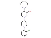 (3R*,4R*)-4-(1-azepanyl)-1'-(2-chlorophenyl)-1,4'-bipiperidin-3-ol