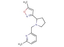 2-methyl-6-{[2-(5-methylisoxazol-3-yl)pyrrolidin-1-yl]methyl}pyridine