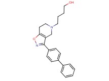 4-(3-biphenyl-4-yl-6,7-dihydroisoxazolo[4,5-c]pyridin-5(4H)-yl)butan-1-ol