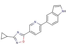 5-[5-(3-cyclopropyl-1,2,4-oxadiazol-5-yl)pyridin-2-yl]-1H-indole