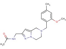 N-{[5-(2-methoxy-4-methylbenzyl)-4,5,6,7-tetrahydropyrazolo[1,5-a]pyrazin-2-yl]methyl}acetamide