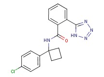 N-[1-(4-chlorophenyl)cyclobutyl]-2-(1H-tetrazol-5-yl)benzamide