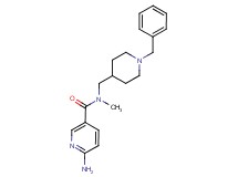 6-amino-N-[(1-benzyl-4-piperidinyl)methyl]-N-methylnicotinamide