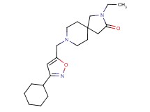 8-[(3-cyclohexylisoxazol-5-yl)methyl]-2-ethyl-2,8-diazaspiro[4.5]decan-3-one