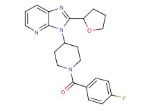 3-[1-(4-fluorobenzoyl)-4-piperidinyl]-2-(tetrahydro-2-furanyl)-3H-imidazo[4,5-b]pyridine