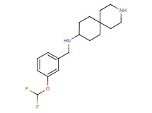 N-[3-(difluoromethoxy)benzyl]-3-azaspiro[5.5]undecan-9-amine dihydrochloride