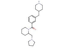 1-[3-(4-piperidinylmethyl)benzoyl]-2-(1-pyrrolidinylmethyl)piperidine