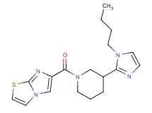6-{[3-(1-butyl-1H-imidazol-2-yl)-1-piperidinyl]carbonyl}imidazo[2,1-b][1,3]thiazole