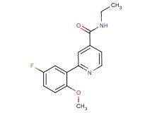 N-ethyl-2-(5-fluoro-2-methoxyphenyl)isonicotinamide