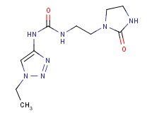 N-(1-ethyl-1H-1,2,3-triazol-4-yl)-N'-[2-(2-oxoimidazolidin-1-yl)ethyl]urea