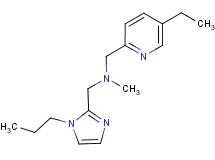 1-(5-ethylpyridin-2-yl)-N-methyl-N-[(1-propyl-1H-imidazol-2-yl)methyl]methanamine