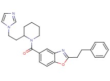 5-({2-[2-(1H-imidazol-1-yl)ethyl]-1-piperidinyl}carbonyl)-2-(2-phenylethyl)-1,3-benzoxazole