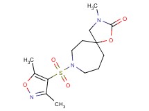 8-[(3,5-dimethyl-4-isoxazolyl)sulfonyl]-3-methyl-1-oxa-3,8-diazaspiro[4.6]undecan-2-one