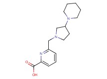6-[(3-piperidin-1-ylpyrrolidin-1-yl)methyl]pyridine-2-carboxylic acid