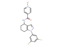 N-[1-(3,5-difluorophenyl)-4,5,6,7-tetrahydro-1H-indazol-4-yl]isonicotinamide 1-oxide