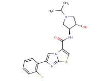 6-(2-fluorophenyl)-N-[(3S*,4S*)-4-hydroxy-1-isopropylpyrrolidin-3-yl]imidazo[2,1-b][1,3]thiazole-3-carboxamide