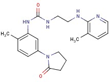 N-[2-methyl-5-(2-oxopyrrolidin-1-yl)phenyl]-N'-{2-[(3-methylpyridin-2-yl)amino]ethyl}urea