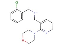 (2-chlorobenzyl){[2-(4-morpholinyl)-3-pyridinyl]methyl}amine