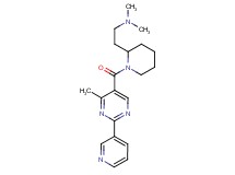 N,N-dimethyl-2-(1-{[4-methyl-2-(3-pyridinyl)-5-pyrimidinyl]carbonyl}-2-piperidinyl)ethanamine