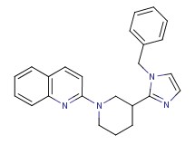 2-[3-(1-benzyl-1H-imidazol-2-yl)-1-piperidinyl]quinoline