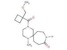 4-{[1-(methoxymethyl)cyclobutyl]carbonyl}-1-methyl-1,4,9-triazaspiro[5.6]dodecan-10-one
