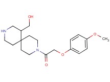 {9-[(4-methoxyphenoxy)acetyl]-3,9-diazaspiro[5.5]undec-1-yl}methanol hydrochloride