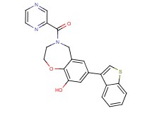 7-(1-benzothien-3-yl)-4-(pyrazin-2-ylcarbonyl)-2,3,4,5-tetrahydro-1,4-benzoxazepin-9-ol