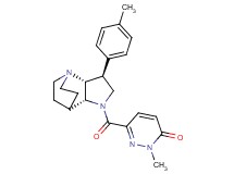 2-methyl-6-{[(3S*,3aR*,7aR*)-3-(4-methylphenyl)hexahydro-4,7-ethanopyrrolo[3,2-b]pyridin-1(2H)-yl]carbonyl}pyridazin-3(2H)-one