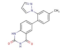 6-[4-methyl-2-(1H-pyrazol-1-yl)phenyl]quinazoline-2,4(1H,3H)-dione