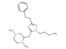 2-{[1-butyl-3-(2-phenylethyl)-1H-1,2,4-triazol-5-yl]methyl}-1,4-dimethylpiperazine