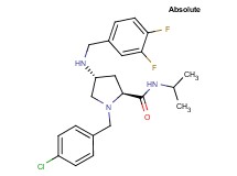 (4R)-1-(4-chlorobenzyl)-4-[(3,4-difluorobenzyl)amino]-N-isopropyl-L-prolinamide