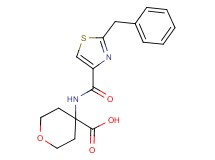 4-{[(2-benzyl-1,3-thiazol-4-yl)carbonyl]amino}tetrahydro-2H-pyran-4-carboxylic acid