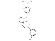 N,N-dimethyl-5-{[8-(6-methyl-2-pyridinyl)-1,8-diazaspiro[4.5]dec-1-yl]methyl}-2-pyrimidinamine