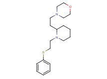 4-(2-{1-[2-(phenylthio)ethyl]-2-piperidinyl}ethyl)morpholine