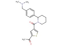 1-{4-[(2-{4-[(dimethylamino)methyl]phenyl}-1-piperidinyl)carbonyl]-2-thienyl}ethanone