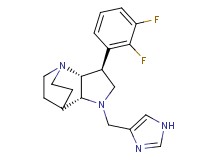 (2R*,3S*,6R*)-3-(2,3-difluorophenyl)-5-(1H-imidazol-4-ylmethyl)-1,5-diazatricyclo[5.2.2.0~2,6~]undecane