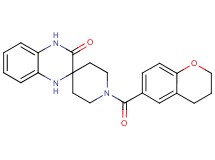 1-(3,4-dihydro-2H-chromen-6-ylcarbonyl)-1',4'-dihydro-3'H-spiro[piperidine-4,2'-quinoxalin]-3'-one