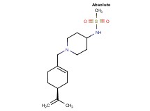N-(1-{[(4S)-4-isopropenylcyclohex-1-en-1-yl]methyl}piperidin-4-yl)methanesulfonamide