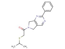 6-[(isopropylthio)acetyl]-2-phenyl-6,7-dihydro-5H-pyrrolo[3,4-d]pyrimidine