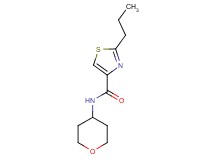 2-propyl-N-(tetrahydro-2H-pyran-4-yl)-1,3-thiazole-4-carboxamide