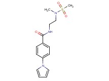 N-{2-[methyl(methylsulfonyl)amino]ethyl}-4-(1H-pyrrol-1-yl)benzamide